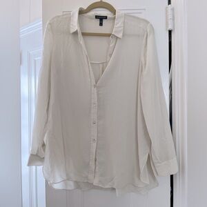 Eileen Fisher Silk Blouse Size Small